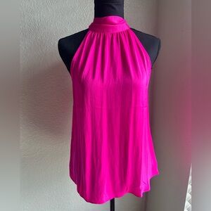 Naked Zebra Vibrant Pink Halter Top